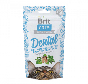 Brit Care Cat Snack Dental zdrowe zęby i świeży oddech 50 g