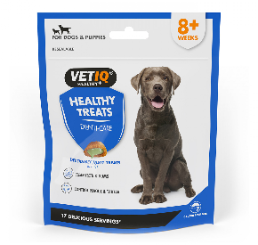 Vetiq Przysmaki dla psów i szczeniąt Świeży oddech i zdrowe zęby 70 g