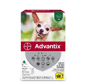 advantix Spot-on dla psów o masie ciała do 4 kg 1 pipeta