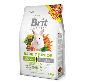 BRIT ANIMALS RABBIT JUNIOR COMPLETE Karma dla młodego królika 1,5 kg