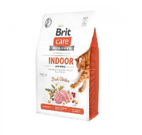 BRIT CARE CAT GRAIN FREE INDOOR ANTI-STRESS bezzbożowa/koty dorosłe/niewychodzące ANTYSTRES 400 g