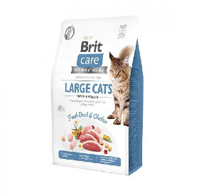 BRIT CARE CAT GRAIN FREE LARGE CATS POWER & VITALITY bezzbożowa/koty dorosłe/rasy duże MOC I WITALNOŚĆ 400 g