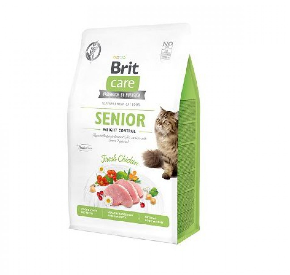 BRIT CARE CAT GRAIN FREE SENIOR AND WEIGHT CONTROL bezzbożowa/koty starsze, sterylizowane SENIORZY I KONTROLA WAGI 400 g