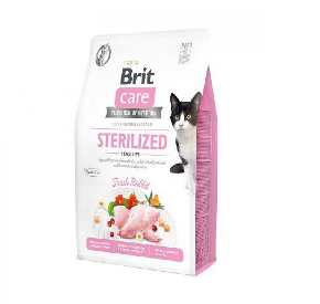 BRIT CARE CAT GRAIN FREE STERILIZED SENSITIVE bezzbożowa/koty dorosłe/sterylizowane WRAŻLIWY PRZEWÓD POKARMOWY 400 g