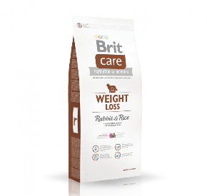 BRIT CARE WEIGHT LOSS RABBIT & RICE hipoalergiczna/psy dorosłe/nadwaga KRÓLIK I RYŻ 3 kg