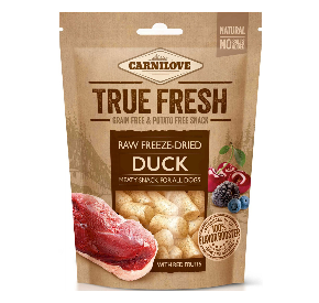 Carnilove Raw freeze-dried Duck with Red Fruits kaczka, czerwone owoce 40 g