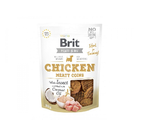 Brit Jerky Snack Chicken Meaty coins with Insect 200 g