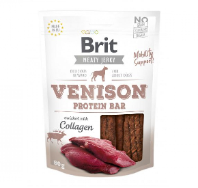Brit Jerky Snack Venison Protein bar 200 g