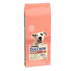 Purina Dog Chow Sensitive Adult, łosoś 14 kg