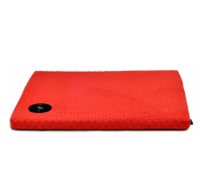 LAUREN design Materac DEMI czerwony pikowany 50/40 cm