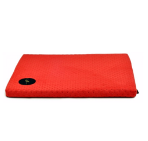 LAUREN design Materac DEMI czerwony pikowany 70/60 cm