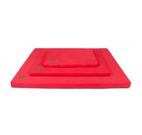 LAUREN design Materac DEMI COMFORT czerwony pikowany 100/80 cm