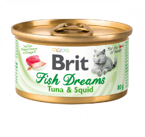 Brit Cat Fish Dreams Tuna & Squid tuńczyk i kalmary 80 g
