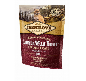 Carnilove Cat Lamb & Wild Boar Sterilised bezzbożowa/jagnięcina, dzik/sterylizowane 400 g