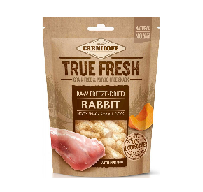 Carnilove Raw Freeze-Dried Rabbit with Pumpkin królik, dynia 40 g