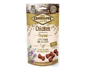 Carnilove Semi-Moist Snack Chicken & Thyme tymianek/układ moczowy 50 g